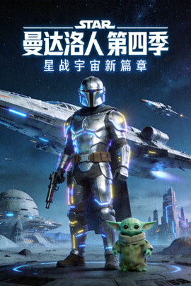 《曼达洛人 第四季》科幻剧海报